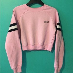 Pink crop top